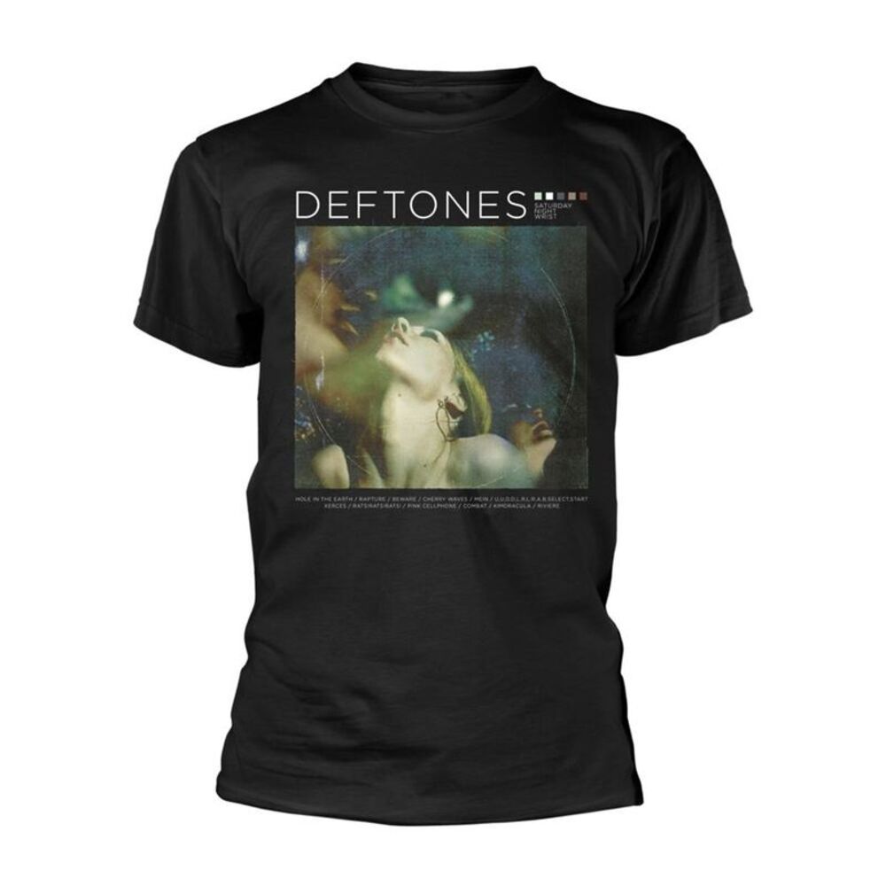 Deftones Unisex Adult Saturday Night Wrist T-Shirt / Black